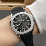 Super Clone Patek Philippe Aquanaut 40mm Rubber Strap Steel – Swiss SuperClone