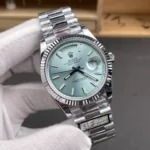Super Clone Rolex Day-Date Ice blue Dial 228236 40 mm – Swiss SuperClone