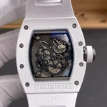 Super Clone Richard Mille RM 55 Richard Mille Manual Winding Bubba Watson 42mm White