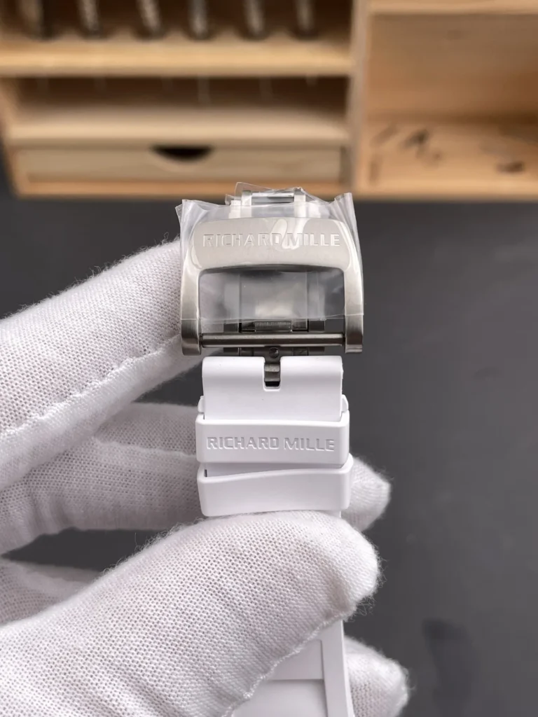 Super Clone Richard Mille RM 55 Richard Mille Manual Winding Bubba Watson 42mm White