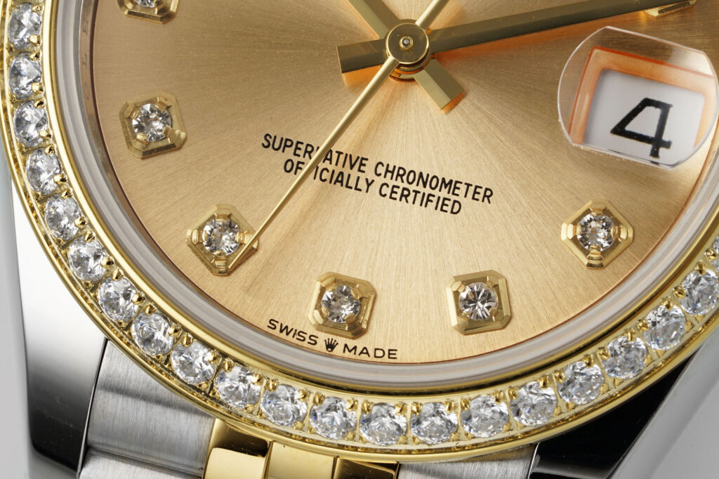 Super Clone Rolex Datejust Champagne Diamond Dial 126283RBR-0003 36 mm — movement / caseback view