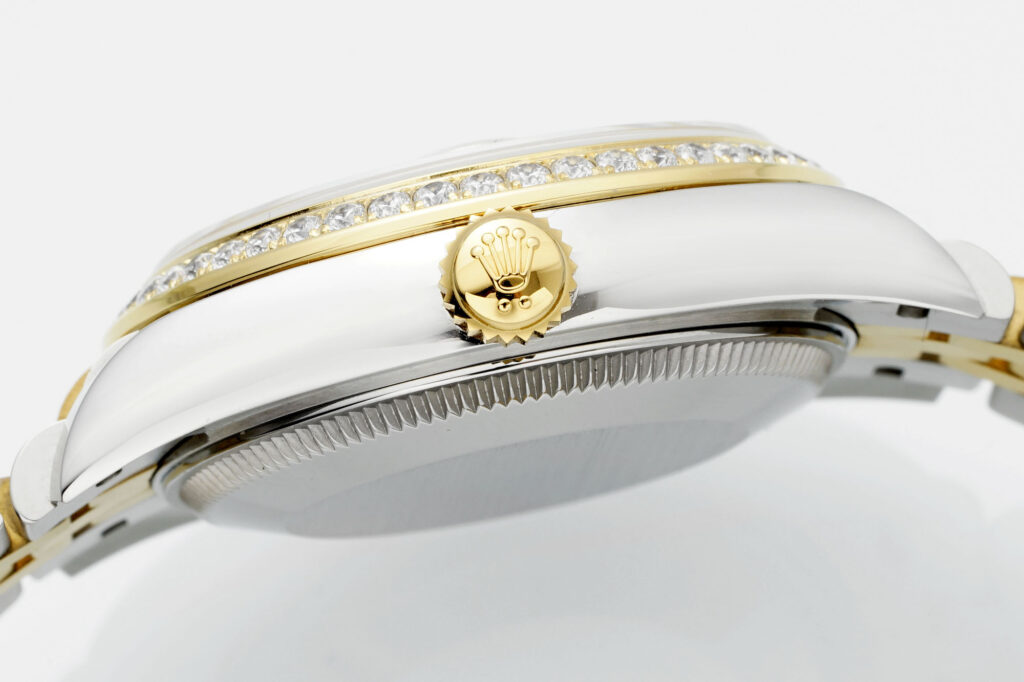 Super Clone Rolex Datejust Champagne Diamond Dial 126283RBR-0003 36 mm — bracelet detail