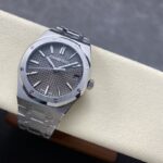 Super Clone Audemars Piguet Royal Oak 15500ST.OO.1220ST.02 41mm Grey Dial — dial close-up