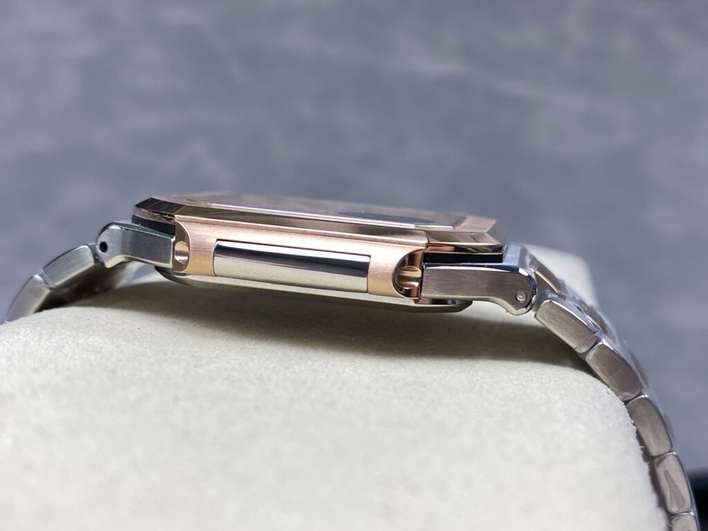 Super Clone Patek Philippe Cubitus 5821/1AR-001 45mm Blue Dial – — bracelet detail