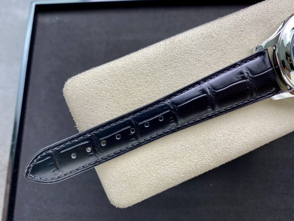 Super Clone Patek Philippe Complications 5205G-013 40mm Blue Dial Steel — clasp and links
