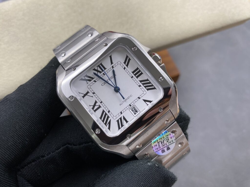 Super Clone Cartier Santos de Cartie Larger WSSA0018 39.8mm Miyota.9015 — case and bezel