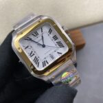 Super Clone Cartier Santos De Cartier W2SA0006 39.8mm — movement / caseback view