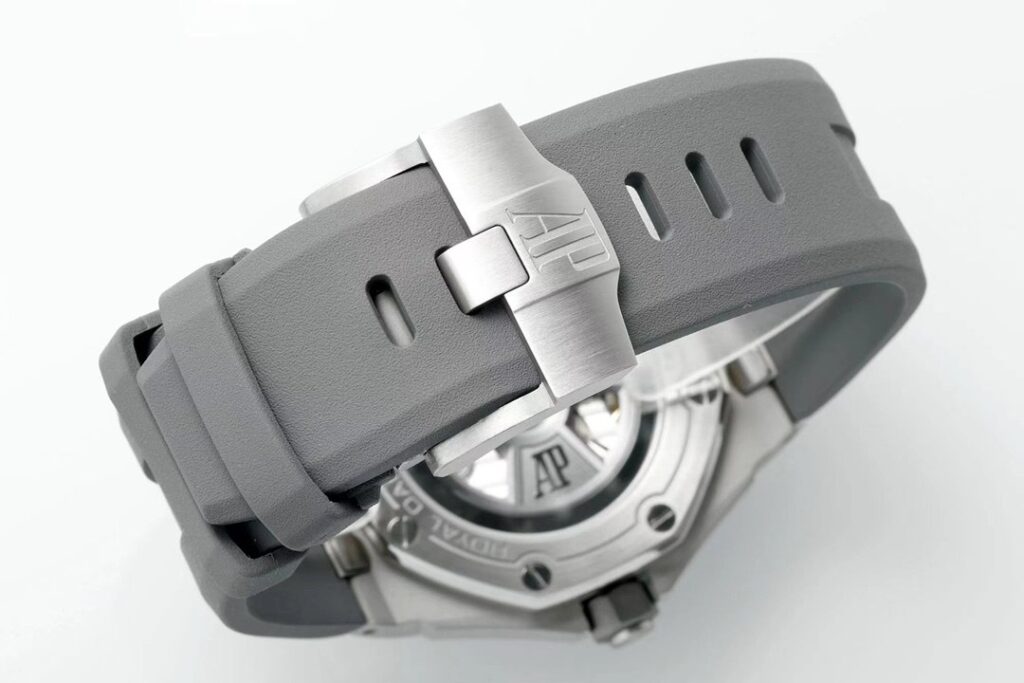 Super Clone Audemars Piguet Royal Oak Offshore Diver 15720ST 42mm Stainless Steel Grey Dial — view 9