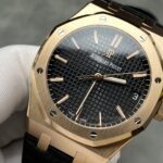 Super Clone Audemars Piguet Royal Oak 15500OR Rose Gold 41mm Black Dial — view 10