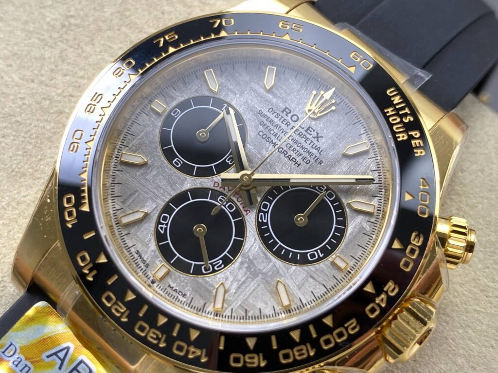 Super Clone Rolex Daytona 126518LN Meteorite Dial — bracelet detail