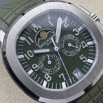Super Clone Patek Philippe Aquanaut 5261A Moonphase Green 40mm — view 12