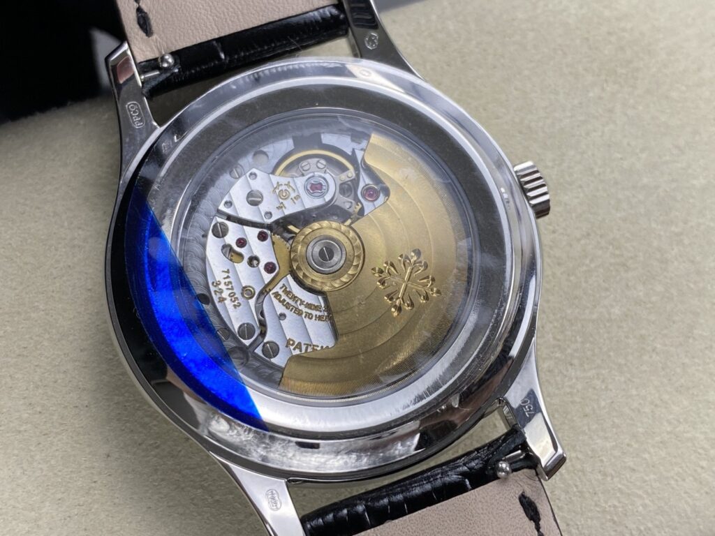 Super Clone Patek Philippe Complications 5205G-010 40mm Gray Dial Steel — case and bezel