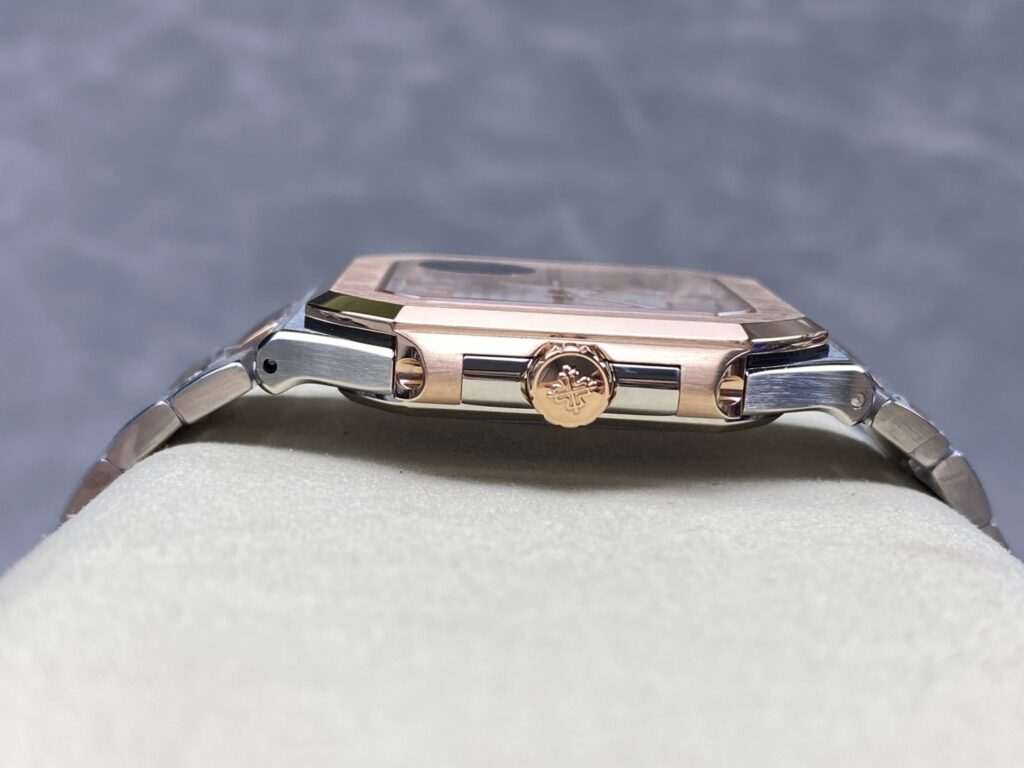 Super Clone Patek Philippe Cubitus 5821/1AR-001 45mm Blue Dial – — case and bezel