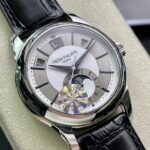 Super Clone Patek Philippe Complications 5205G-001 40mm White Dial Steel — movement / caseback view