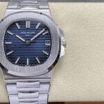 Super Clone Patek Philippe Nautilus 5811/1G-001 40mm “MODIFY” Blue Dial Steel — dial close-up