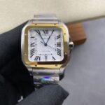 Super Clone Cartier Santos De Cartier W2SA0006 39.8mm — dial close-up