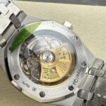 Super Clone Audemars Piguet Royal Oak Frosted-Gold 15454BC 37mm Gray Dial — movement / caseback view