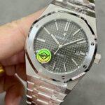 Super Clone Audemars Piguet Royal Oak 15400ST 41mm Grey Dial Steel — case and bezel
