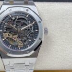 Super Clone Audemars Piguet Royal Oak 15407ST.OO 41mm Skeleton Dial Steel V3 Base — dial close-up