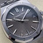 Super Clone Audemars Piguet Royal Oak 15500ST.OO.1220ST.02 41mm Grey Dial — movement / caseback view