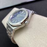 Super Clone Audemars Piguet Royal Oak 15400ST 41mm Blue Dial Stainless Steel Blue Dial — case and bezel