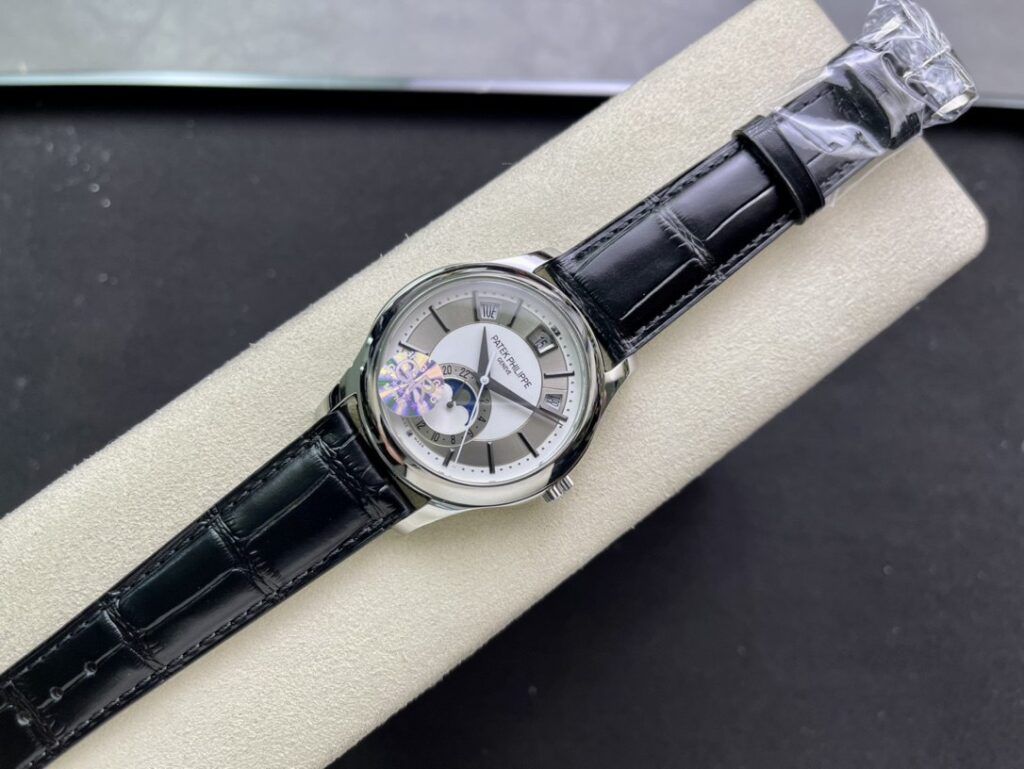 Super Clone Patek Philippe Complications 5205G-001 40mm White Dial Steel — view 9