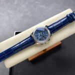 Super Clone Patek Philippe Complications 5961P-001 40mm Blue Dial Steel — movement / caseback view