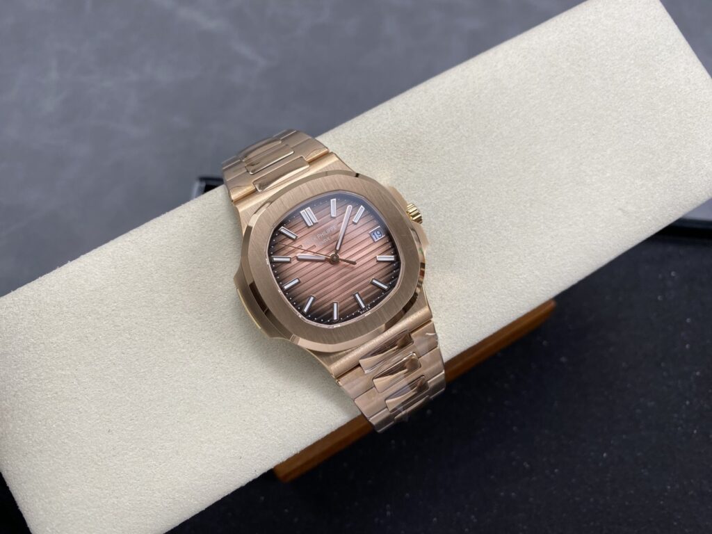 Super Clone Patek Philippe Nautilus 5711/1R-001 40mm Chocolate Dial Rose Gold V3 Update — view 11