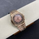 Super Clone Patek Philippe Nautilus 5711/1R-001 40mm Chocolate Dial Rose Gold V3 Update — view 11