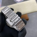 Super Clone Cartier Santos de Cartie Larger WSSA0018 39.8mm Miyota.9015 — on leather display
