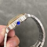 Super Clone Cartier Santos De Cartier CRW2SA0030 Demi Yellow Gold — clasp and links