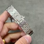 Super Clone Audemars Piguet Royal Oak 37mm 15450ST.OO White Dial Steel — movement / caseback view