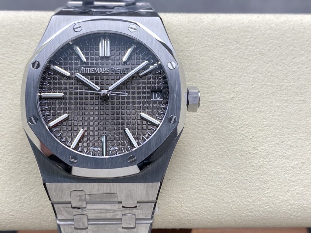Super Clone Audemars Piguet Royal Oak 15500ST.OO.1220ST.02 41mm Grey Dial — view 9