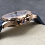 Super Clone Patek Philippe Aquanaut 5261R Moonphase Blue Rose 40mm — bracelet detail