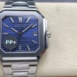 Super Clone Patek Philippe Cubitus 5821/1A-001 45mm Blue Dial — dial close-up