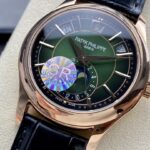 Super Clone Patek Philippe Complications 5205R-011 40mm Green Dial Rose Gold — view 9