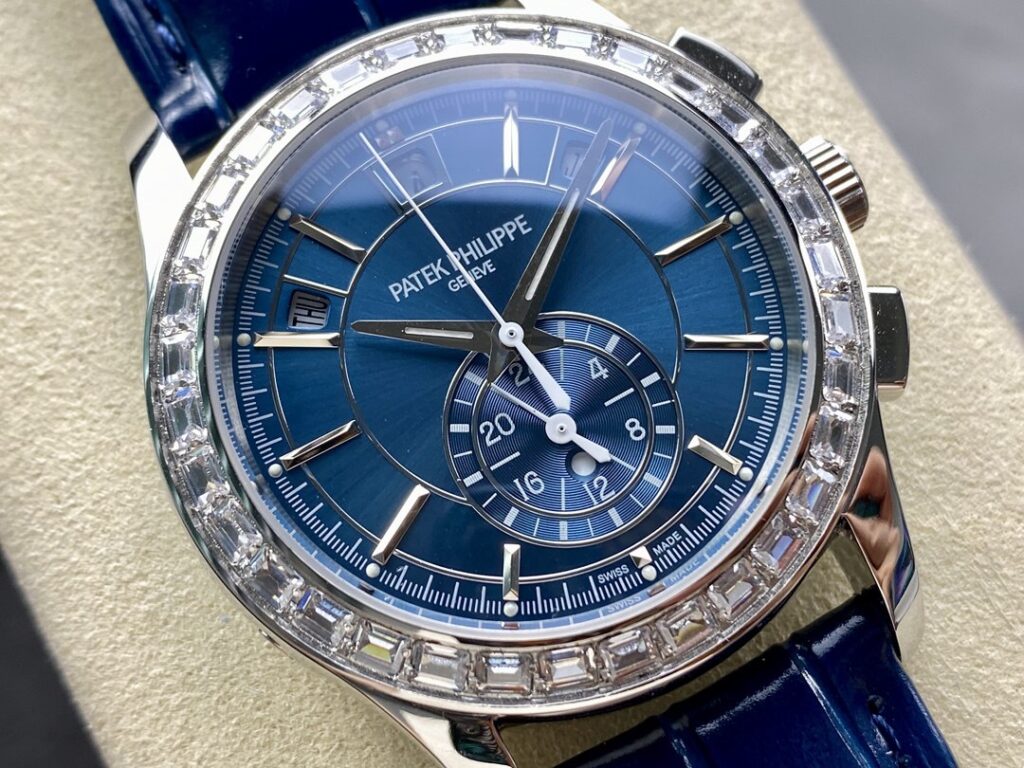 Super Clone Patek Philippe Complications 5961P-001 40mm Blue Dial Steel — view 10