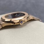 Super Clone Patek Philippe Nautilus 5711/1R-001 40mm Gray Dial Rose Gold V3 Update — bracelet detail