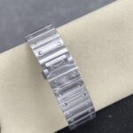 Super Clone Cartier Santos De Cartier Green Dial Large WSSA0062 39.8mm — side profile