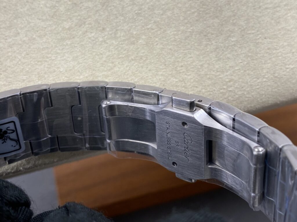 Super Clone Cartier Santos De Cartier W2SA0006 39.8mm — clasp and links