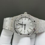 Super Clone Audemars Piguet Royal Oak Frosted Gold 41mm Silver Dial Steel — bracelet detail