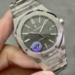 Super Clone Audemars Piguet Royal Oak 15400ST 41mm Grey Dial Steel — clasp and links
