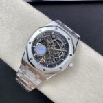 Super Clone Audemars Piguet Royal Oak 15407ST.OO 41mm Skeleton Dial Steel V3 Base — view 9