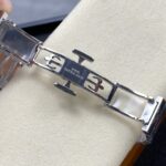 Super Clone Patek Philippe Cubitus 5821/1AR-001 45mm White Dial — on leather display