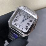 Super Clone Cartier Santos de Cartie Larger WSSA0018 39.8mm Miyota.9015 — dial close-up