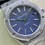 Super Clone Audemars Piguet Royal Oak 15400ST 41mm Blue Dial Stainless Steel Blue Dial — view 9