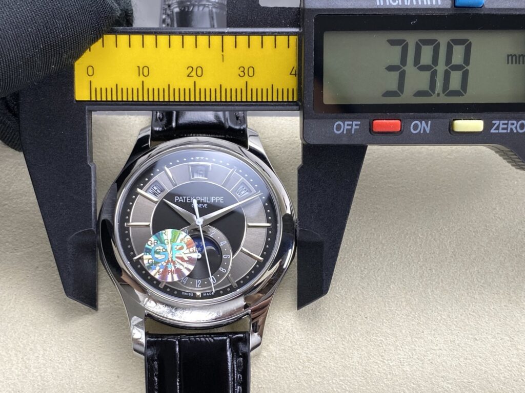Super Clone Patek Philippe Complications 5205G-010 40mm Gray Dial Steel — view 9