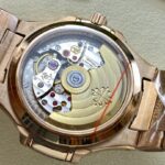 Super Clone Patek Philippe Nautilus 7118/1R-011 32.5mm White Dial Rose Gold — side profile