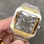 Super Clone Cartier Santos De Cartier CRW2SA0030 Demi Yellow Gold — bracelet detail