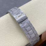 Super Clone Patek Philippe Nautilus 5711 40mm Up Full 3000pcs Moissanite Pave Hongkong – Customize Diamod — clasp and links